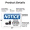 Signmission Food And Drink Area No Biohazards OSHA Notice Sign, Plastic, 24in W x 18in L, 2PK OS-2PACK-NS-P-1824-L-12814 - alternate 6